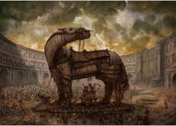 Keith Thompson Art - Trojan Horse